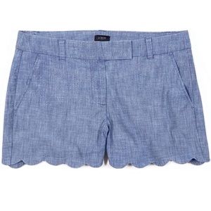 J. Crew Scalloped Shorts